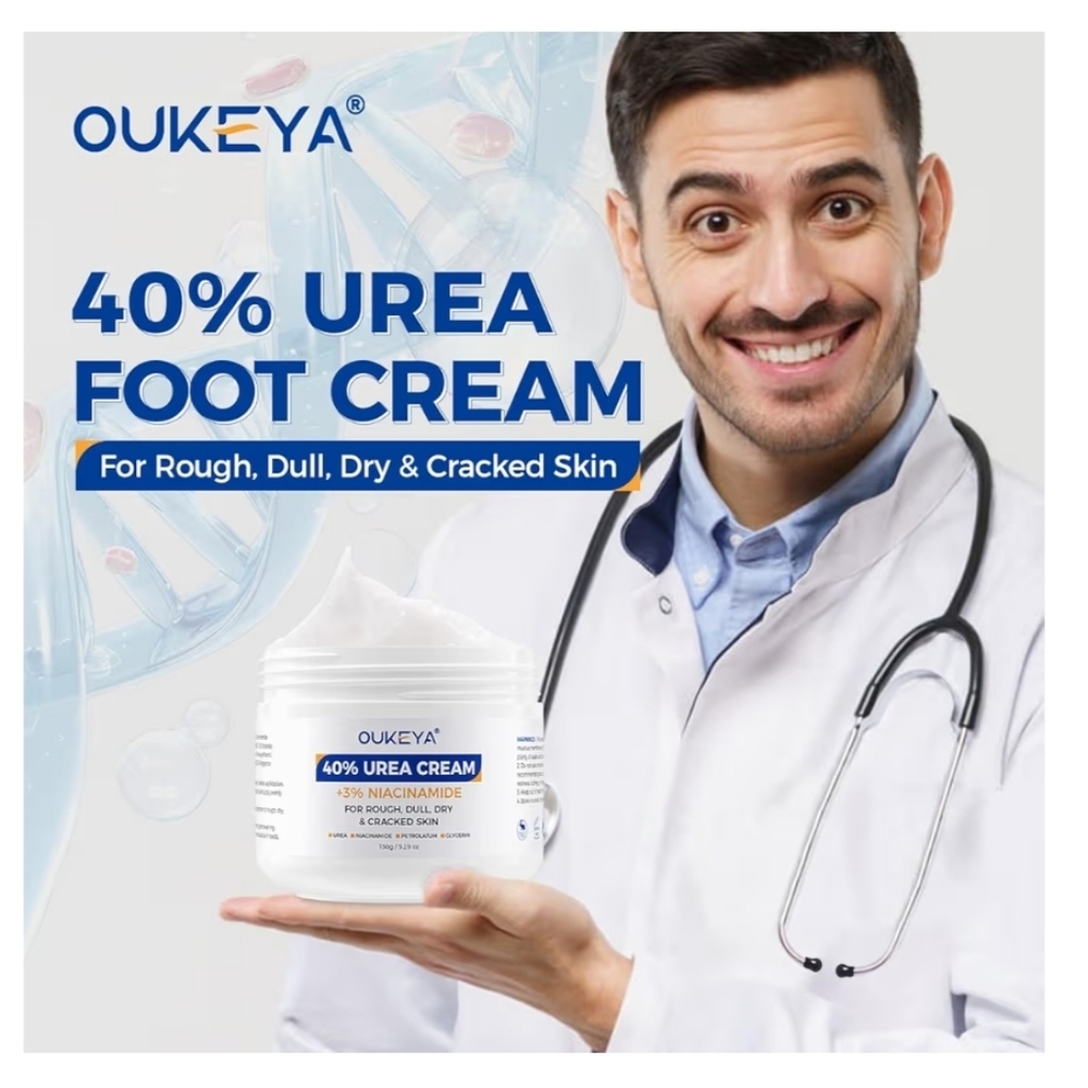 OUKEYA Urea Cream 40 Percent with 3% Niacinamide, Intensive Moisturizer - Picture 5 of 10